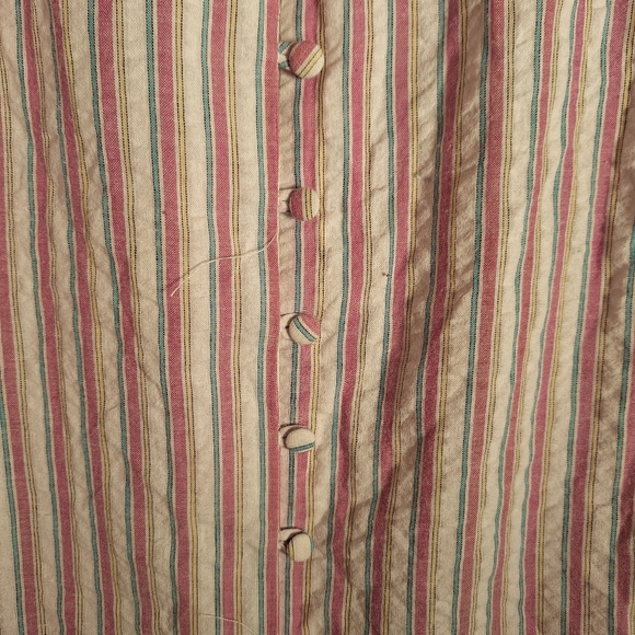 Modcloth Ladies Ruffle Southwest Style Cotton Blouse  XL Peasant Boho Retro - Picture 4 of 5